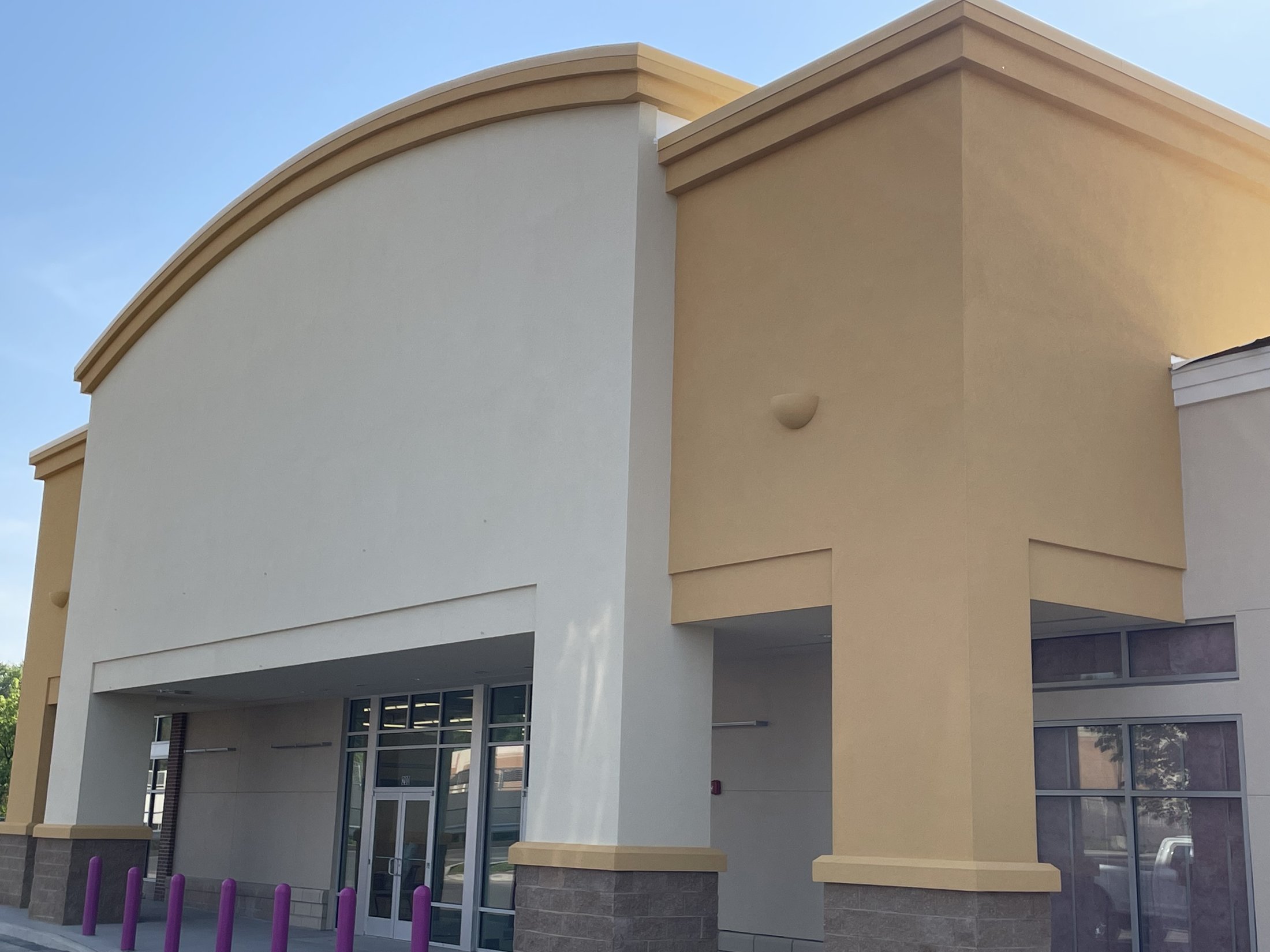 EIFS and stucco-style commercial exterior finish by Olympic Services Inc.