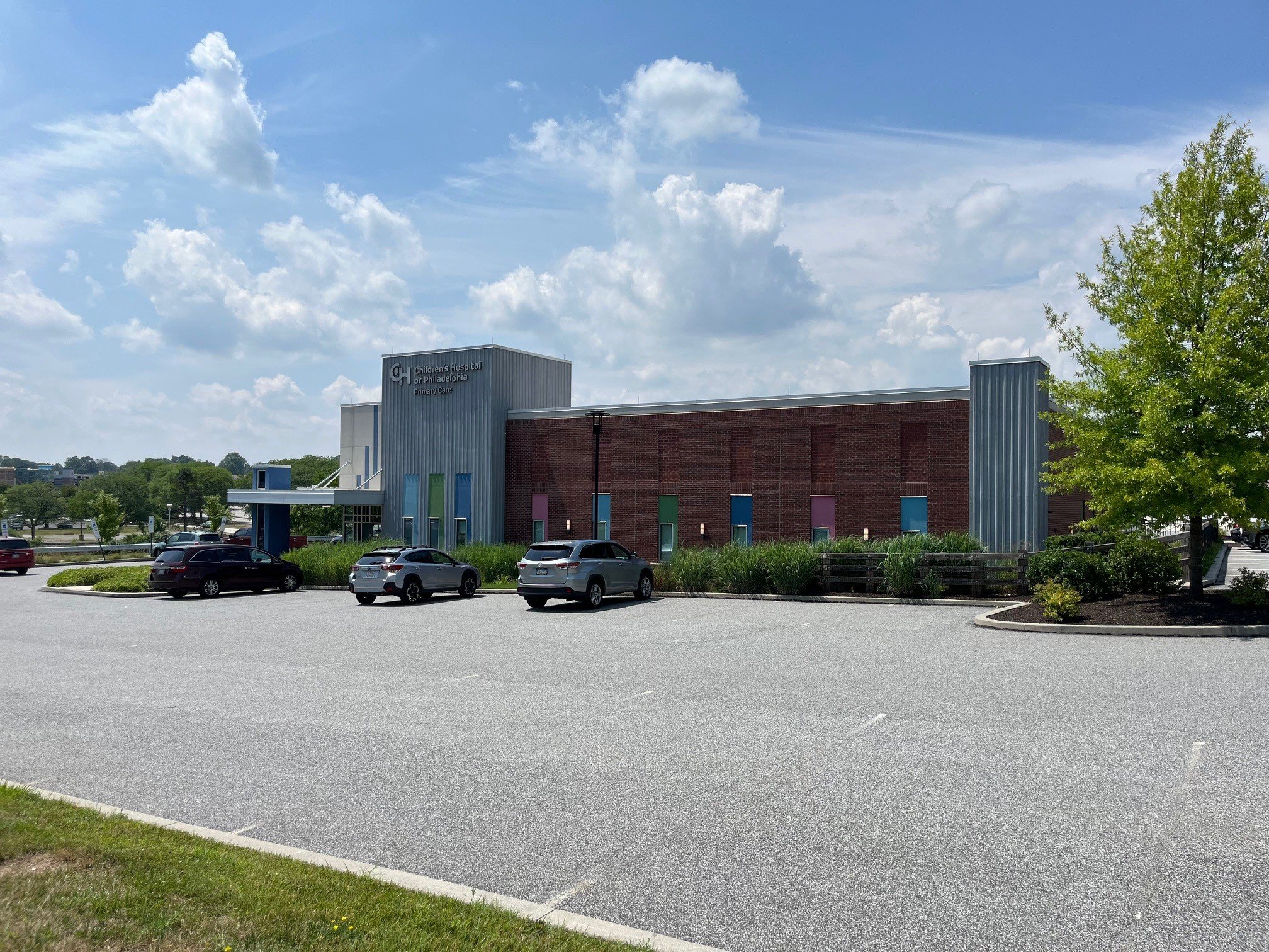 Medical building brick masonry by Olympic Services Inc.