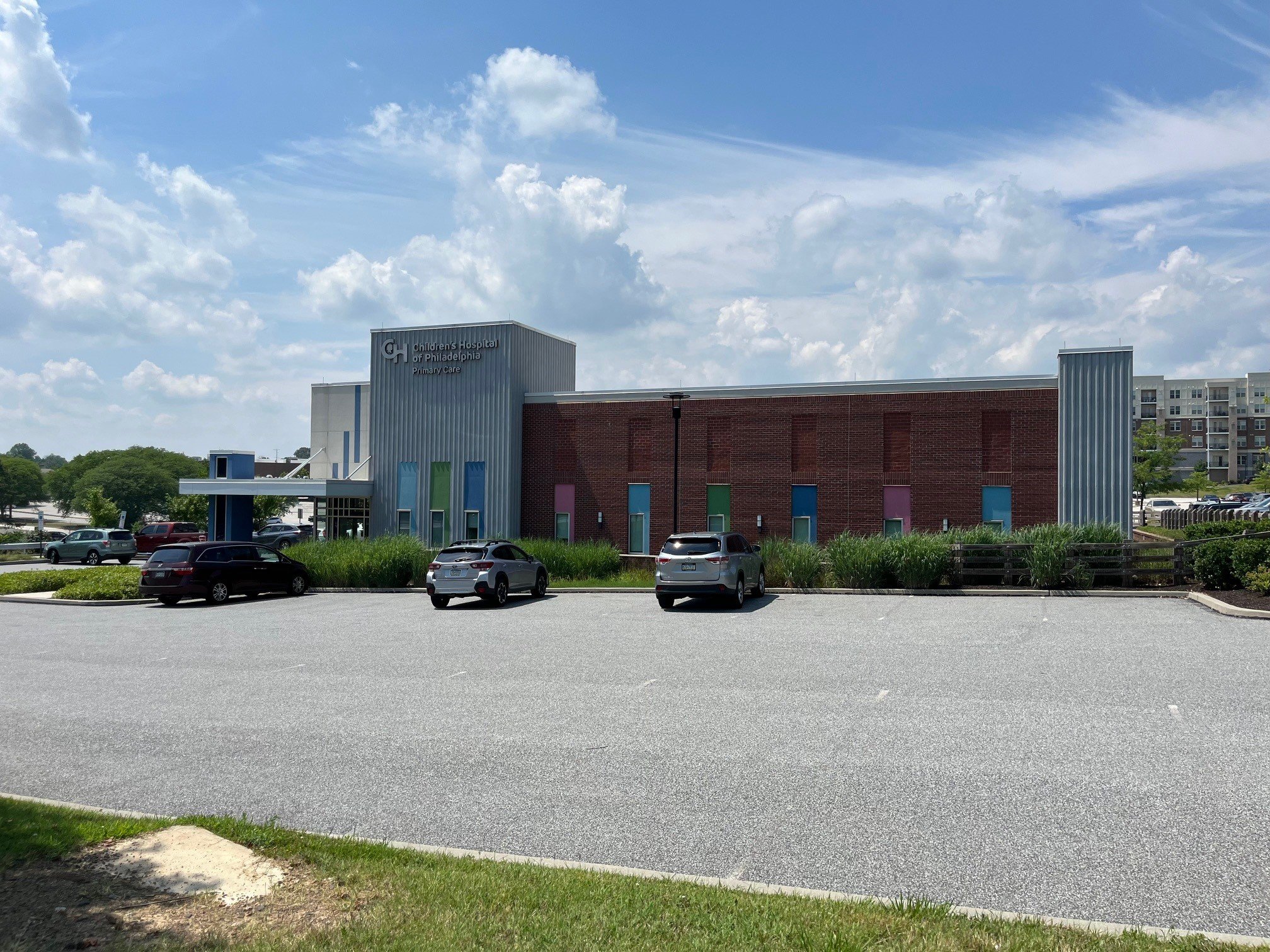 Completed commercial masonry building by Olympic Services Inc.